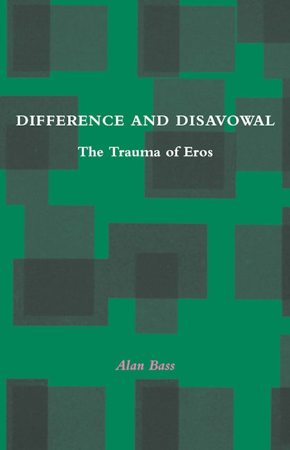 Book cover image for Difference and Disavowal ISBN: 9780804738279